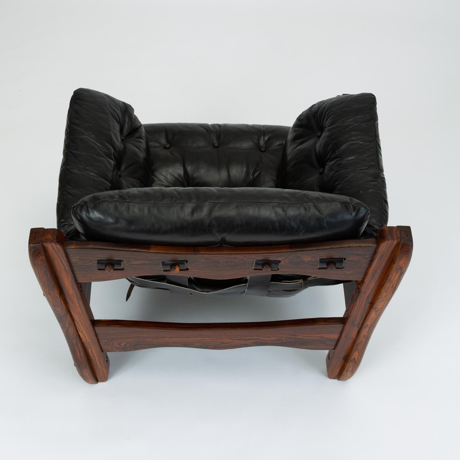 Descanso Lounge Chair by Don Shoemaker for Señal in Cueramo and Leather 3