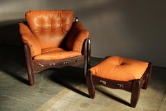 Sedia da salotto e ottomana "Descanso" di Don Shoemaker, anni '70