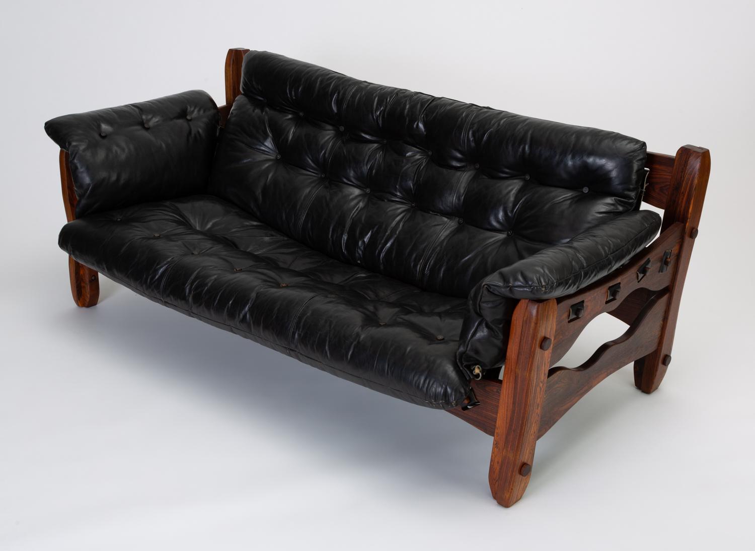 Descanso Sofa by Don Shoemaker for Señal in Cueramo and Leather 6