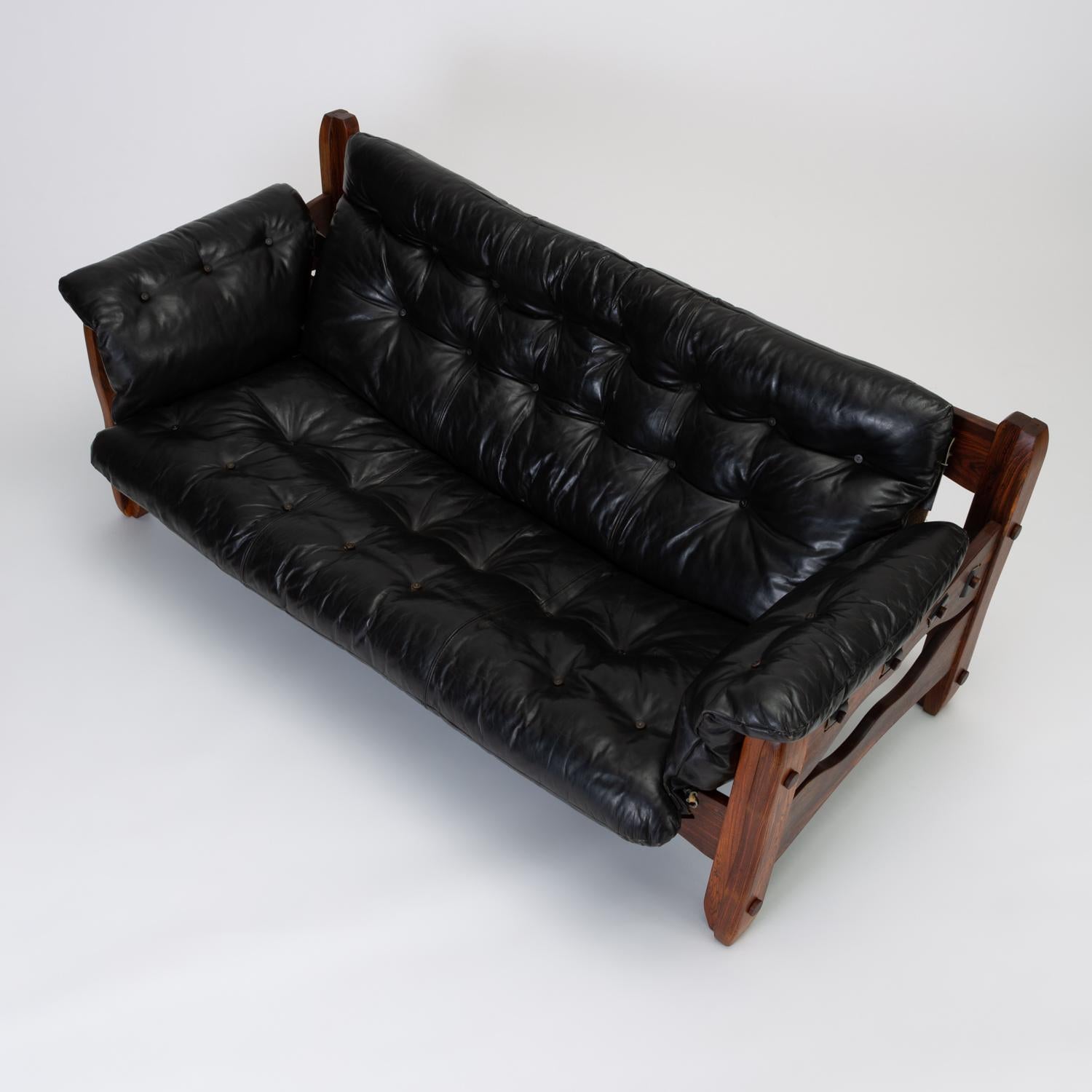 Descanso Sofa by Don Shoemaker for Señal in Cueramo and Leather 7