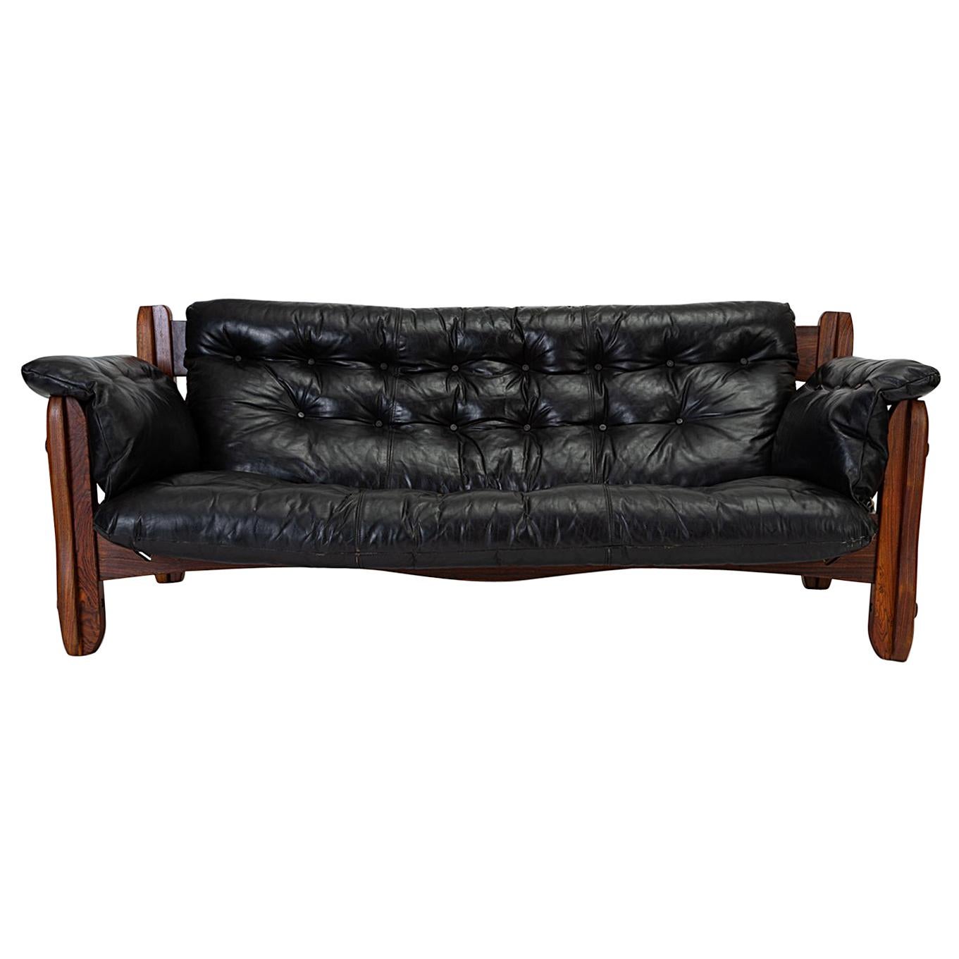 Descanso Sofa by Don Shoemaker for Señal in Cueramo and Leather