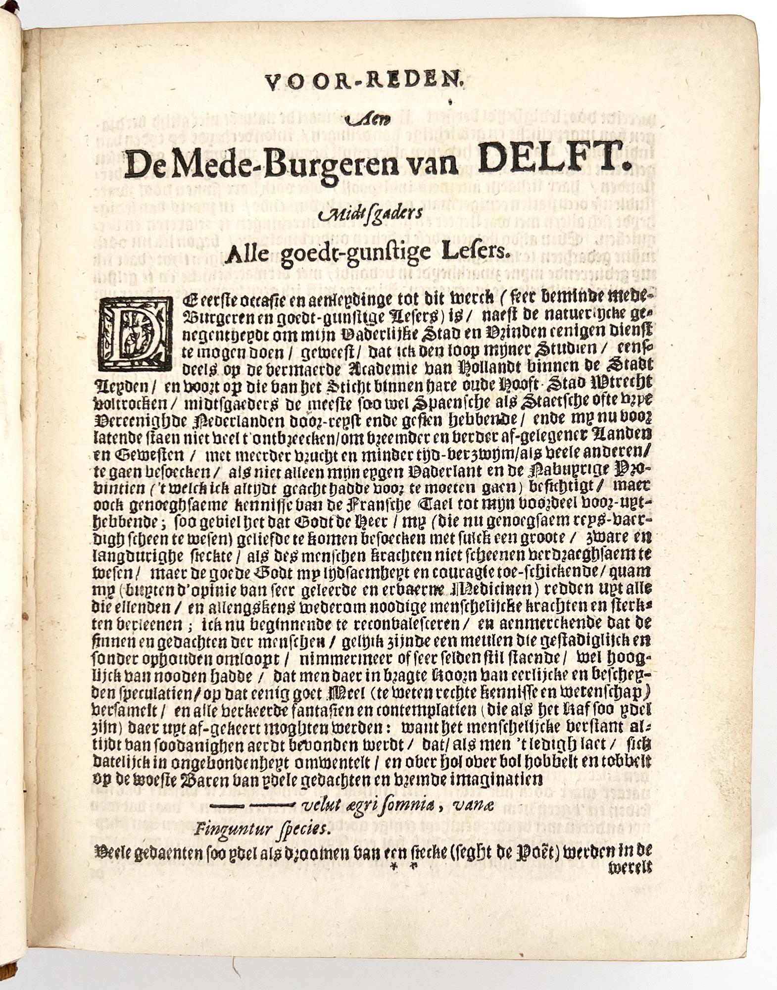 Description of the city of Delft, by Dirck can Bleyswijck - ILLUSTRATED, 1667 For Sale 8