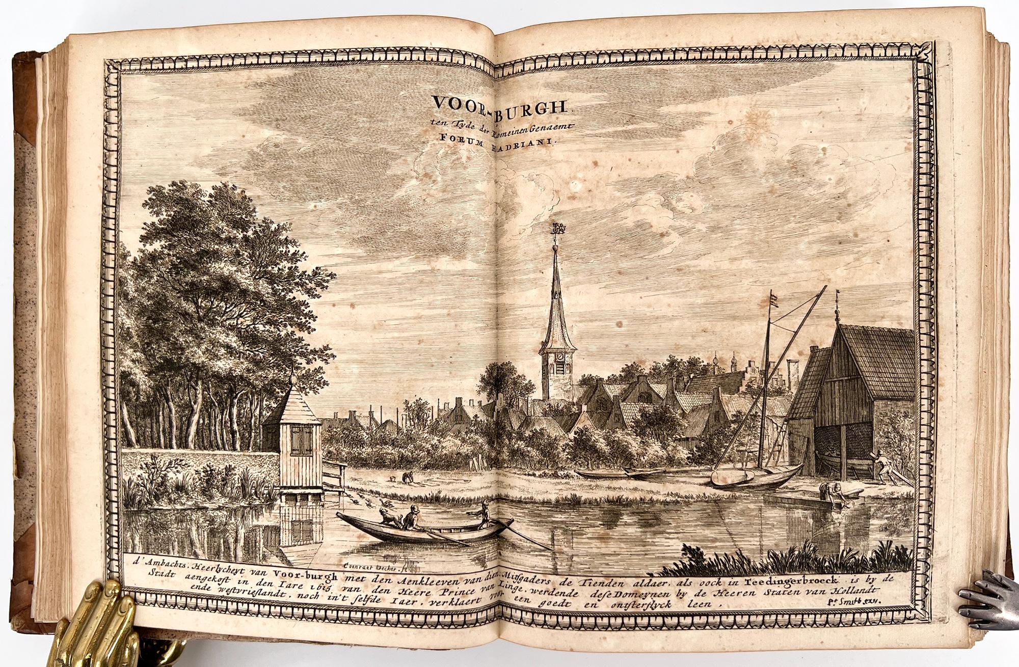 Description of the city of Delft, by Dirck can Bleyswijck - ILLUSTRATED, 1667 For Sale 1