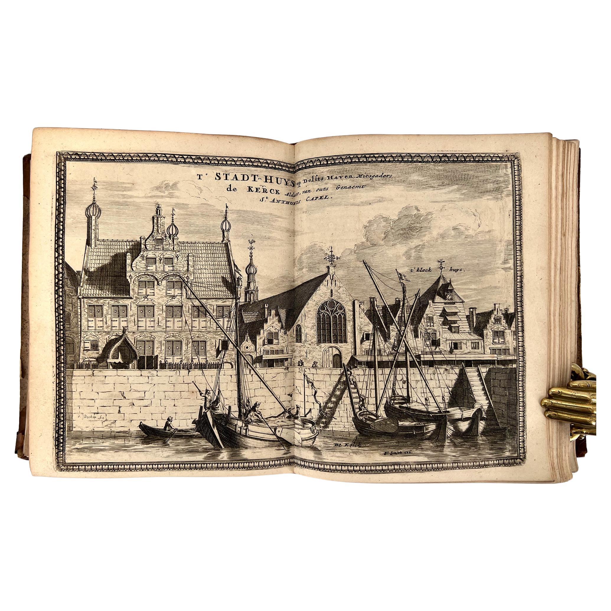 Descrizione della città di Delft, di Dirck can Bleyswijck - ILLUSTRATA, 1667 in vendita