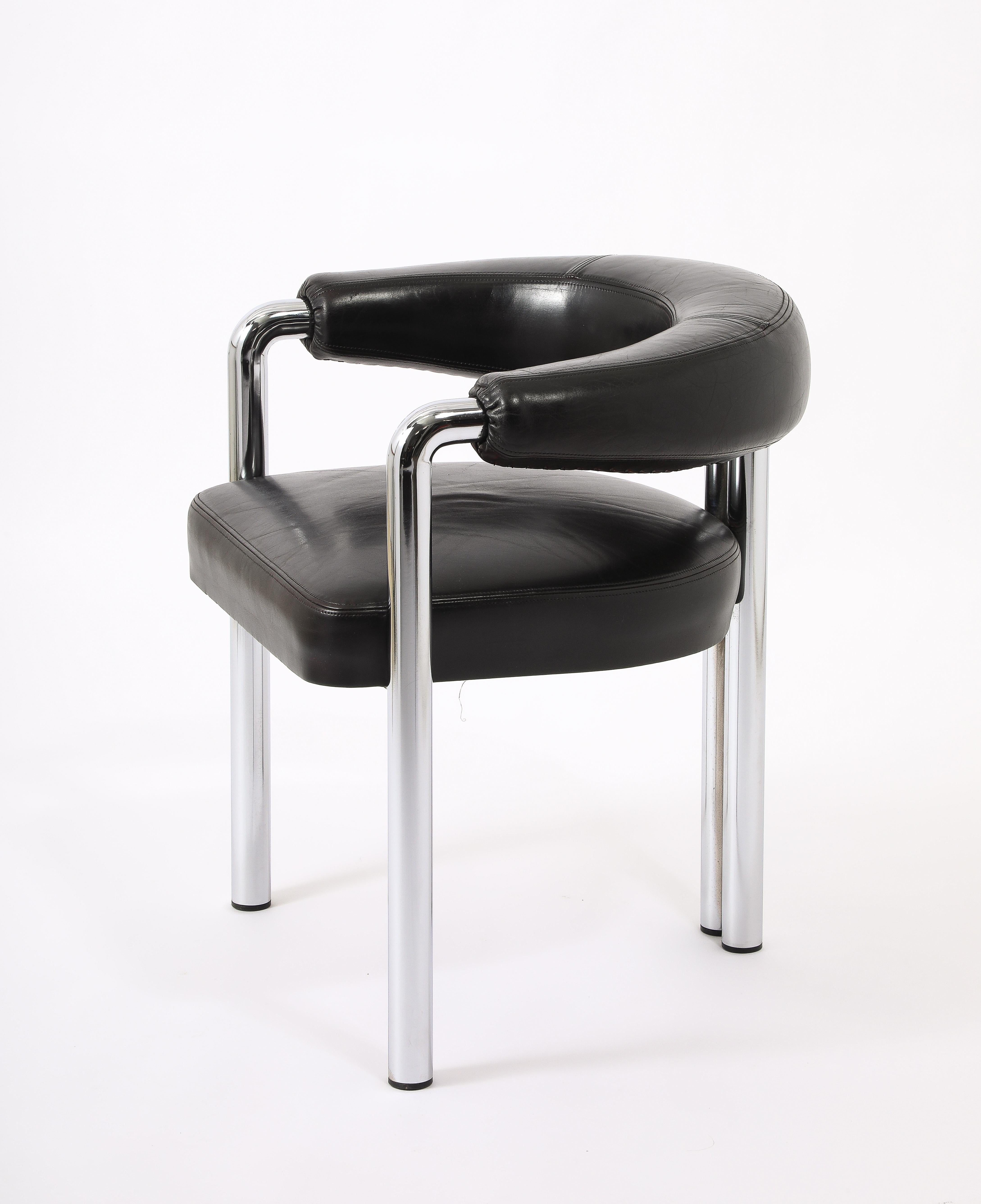 Mid-Century Modern DeSede Dining Chairs, Switzerland 1970's For Sale
