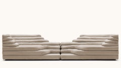De Sede DS-1025/09 Terrazza Sofa in Perla Upholstery by Ubald Klug