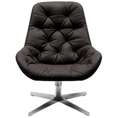 Fauteuil De Sede DS-144 en tissu noir par Werner Aisslinger