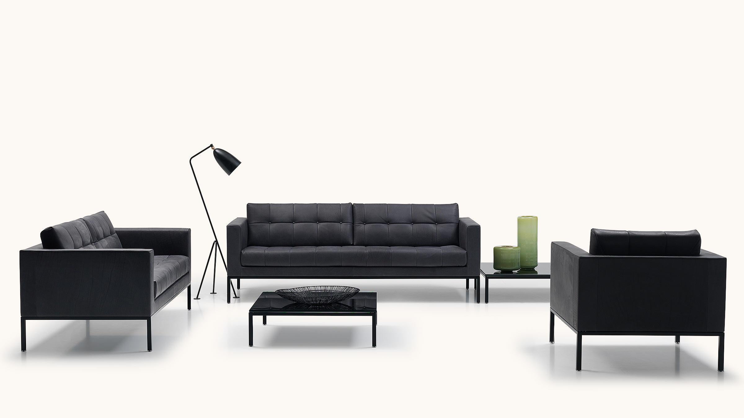 De Sede DS-159 Zweisitziges Sofa aus braunem Schiefer-Stoff von De Sede Design Team (Schweizerisch) im Angebot