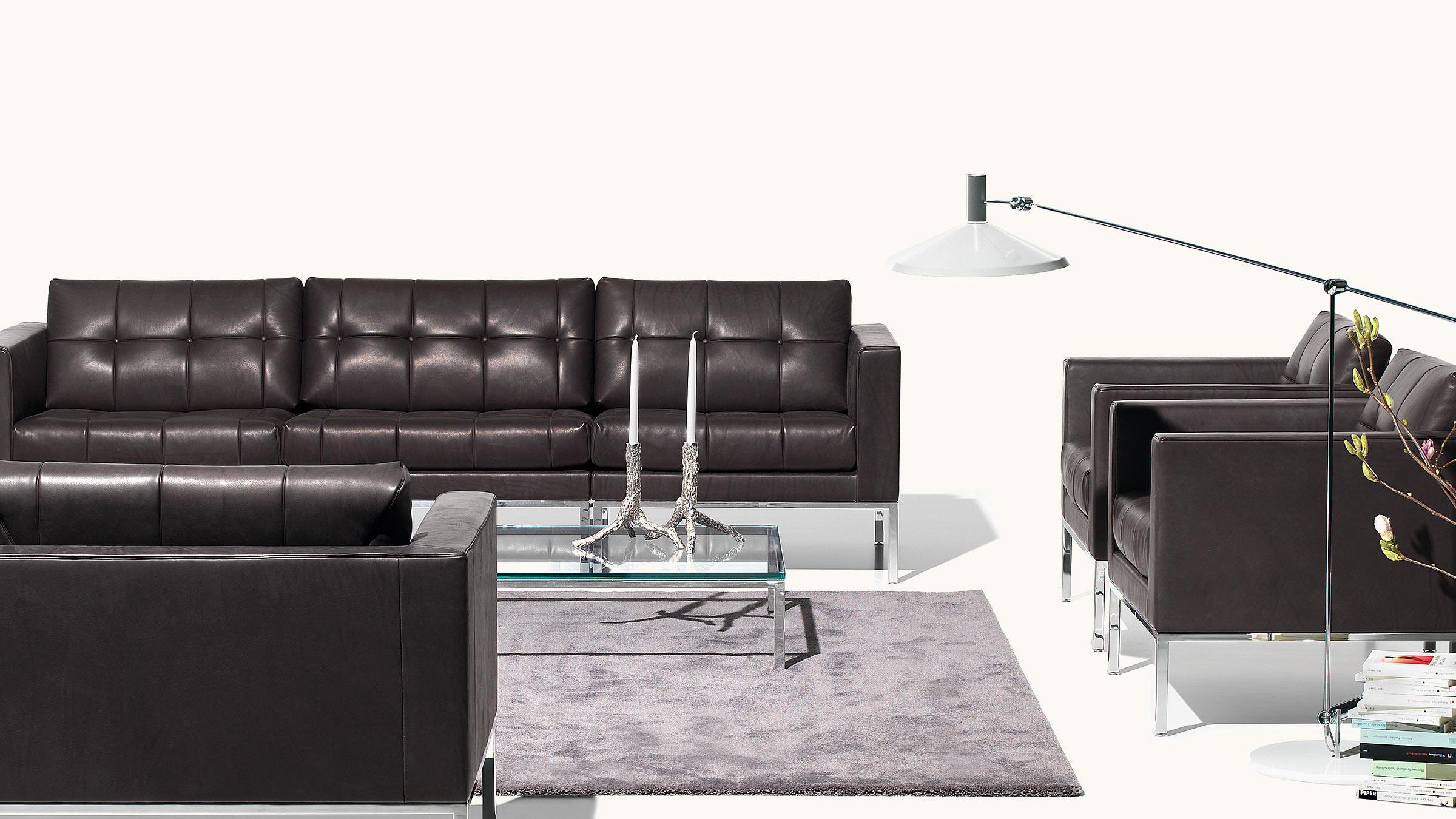 De Sede DS-159 Zweisitziges Sofa aus braunem Schiefer-Stoff von De Sede Design Team im Zustand „Neu“ im Angebot in Brooklyn, NY