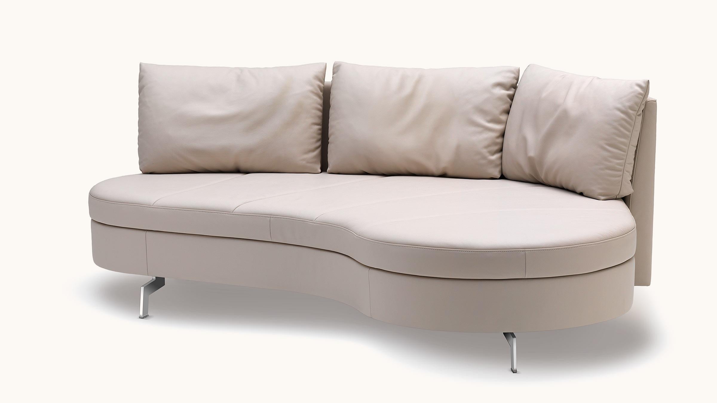 De Sede DS-167 Sofa mit abnehmbarer Rückenlehne mit Perla-Polsterung von Hugo de Ruiter (Moderne) im Angebot