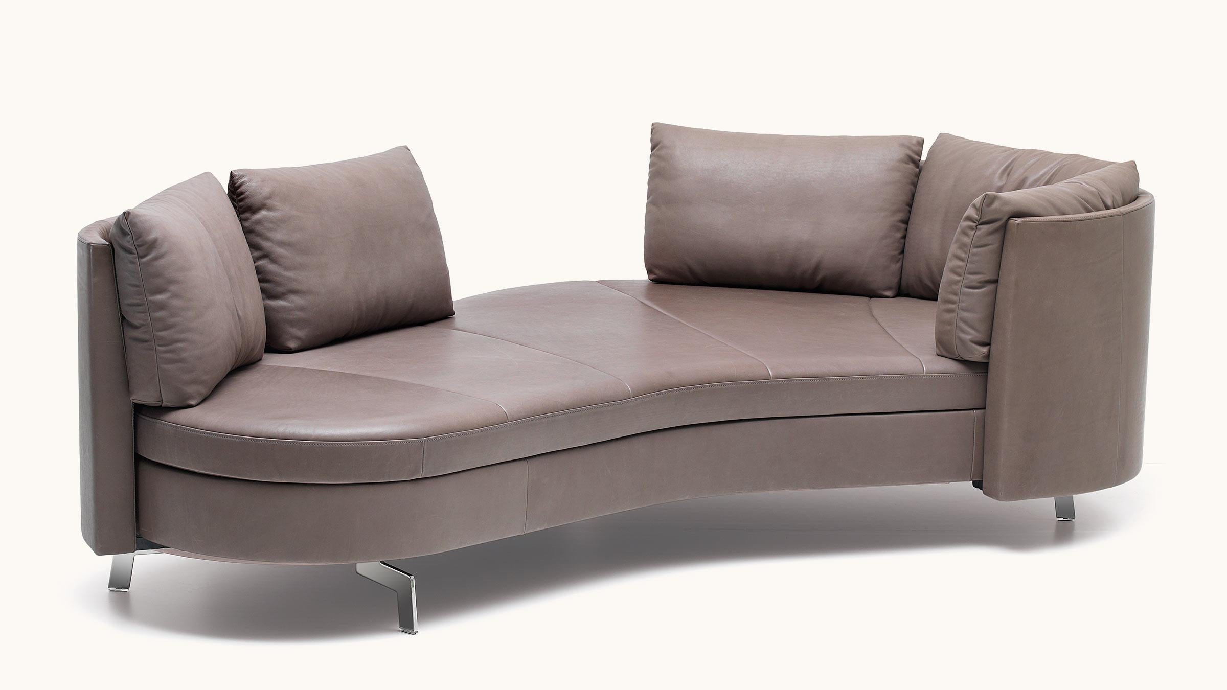 De Sede DS-167 Sofa mit abnehmbarer Rückenlehne aus Schiefer-Stoff von Hugo de Ruiter (Moderne) im Angebot