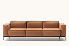 De Sede DS-21 Three-Seat Sofa in Hazel Upholstery by Stephan Hürlemann