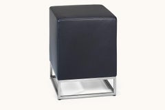 De Sede DS-218/15 Hocker mit schwarzer Polsterung von Paolo Piva