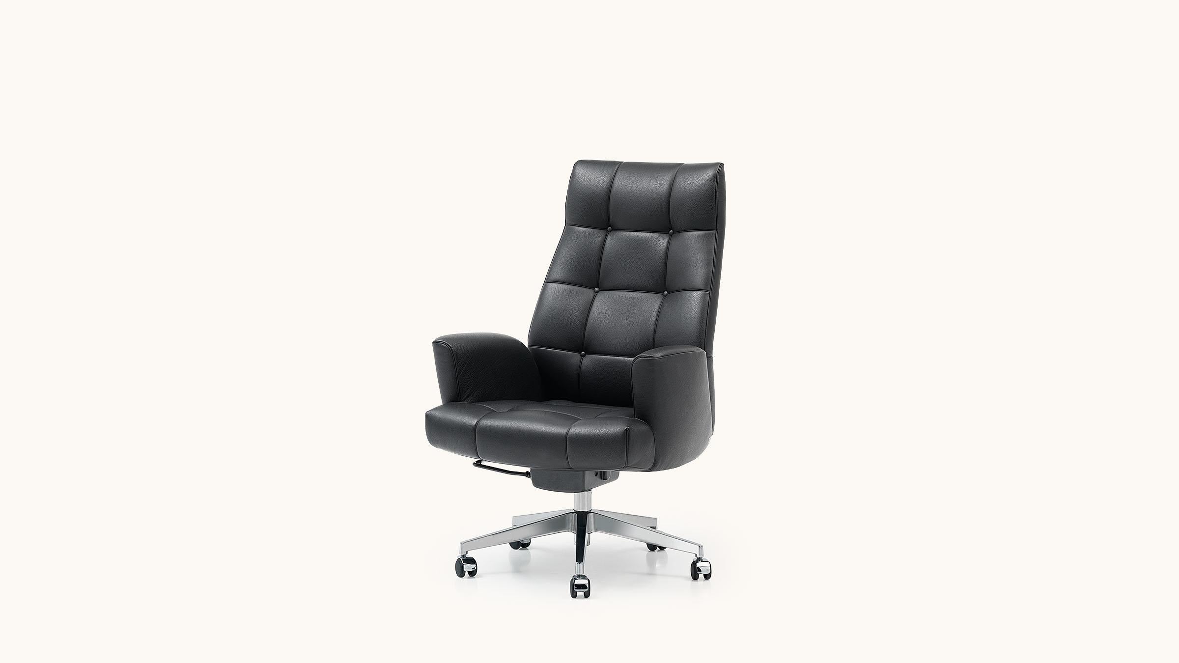 Moderne Fauteuil de direction De Sede DS-257/11 en tissu noir par De Sede Design Team en vente