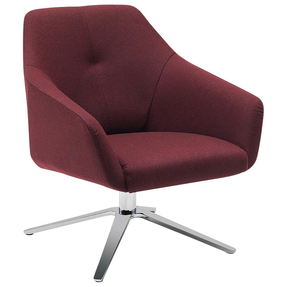 De Sede DS-278 Lounge Chair in Barolo Upholstery by Christian Werner For Sale