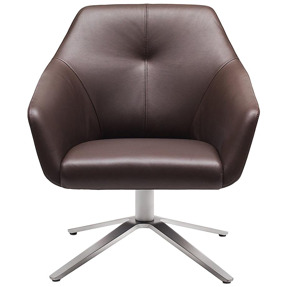 De Sede DS-278 Lounge Chair in Cafe Brown Upholstery by Christian Werner