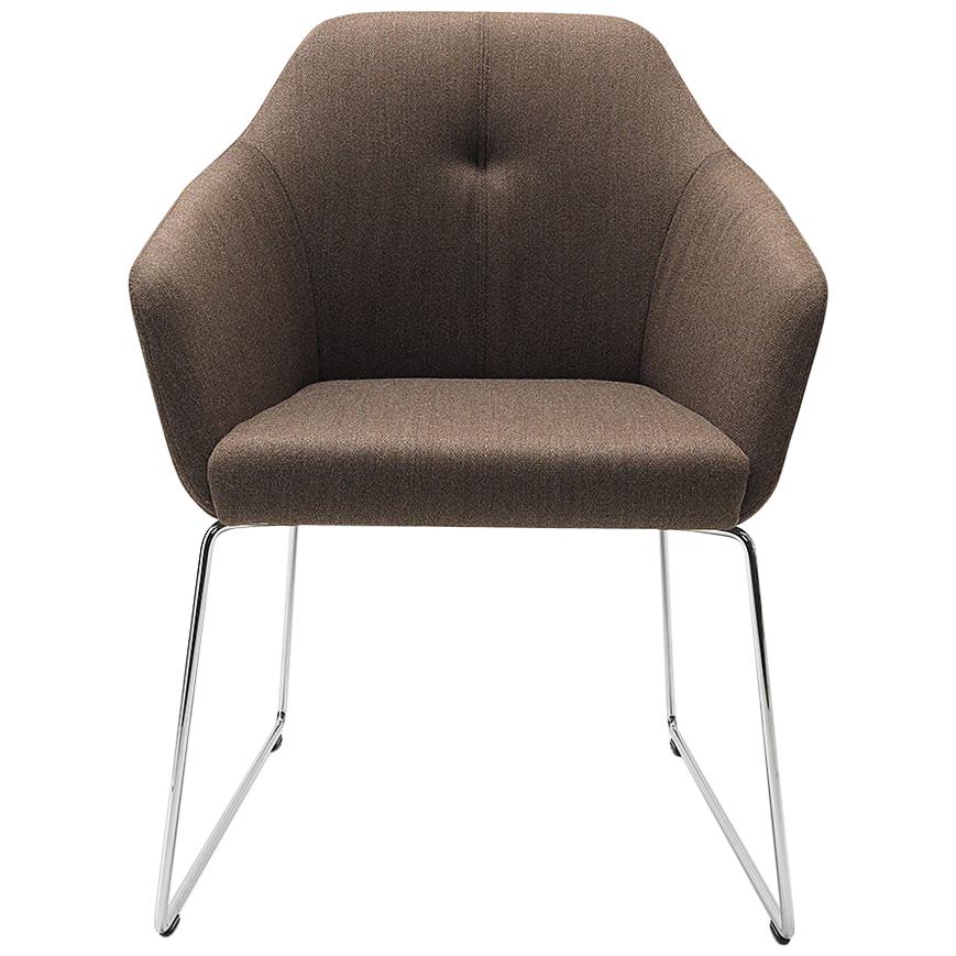 De Sede DS-279 Dinning Chair in Craft Brown Upholstery by Christian Werner