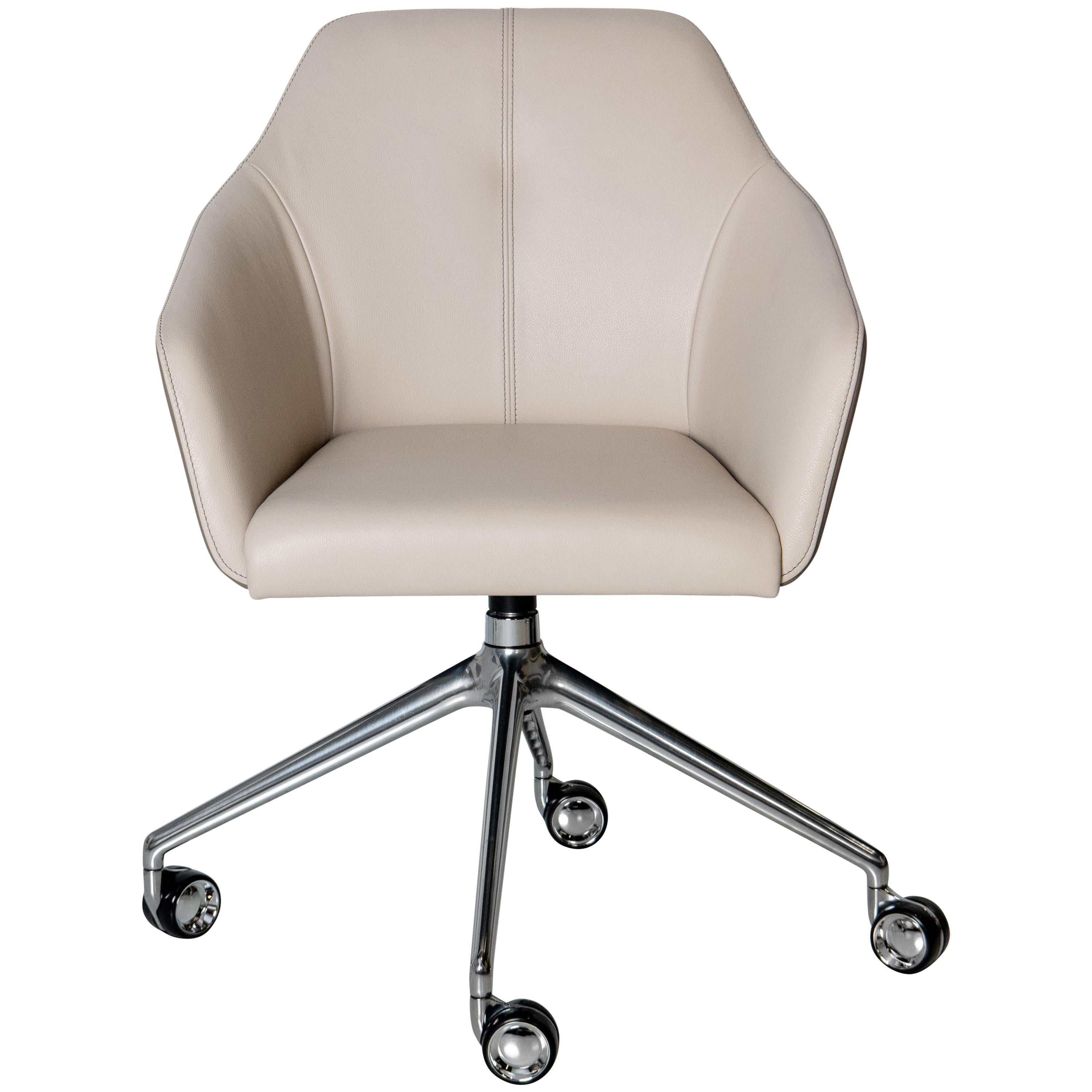 De Sede DS-279 Office Chair with Castors in Perla Upholstery by Christian Werner