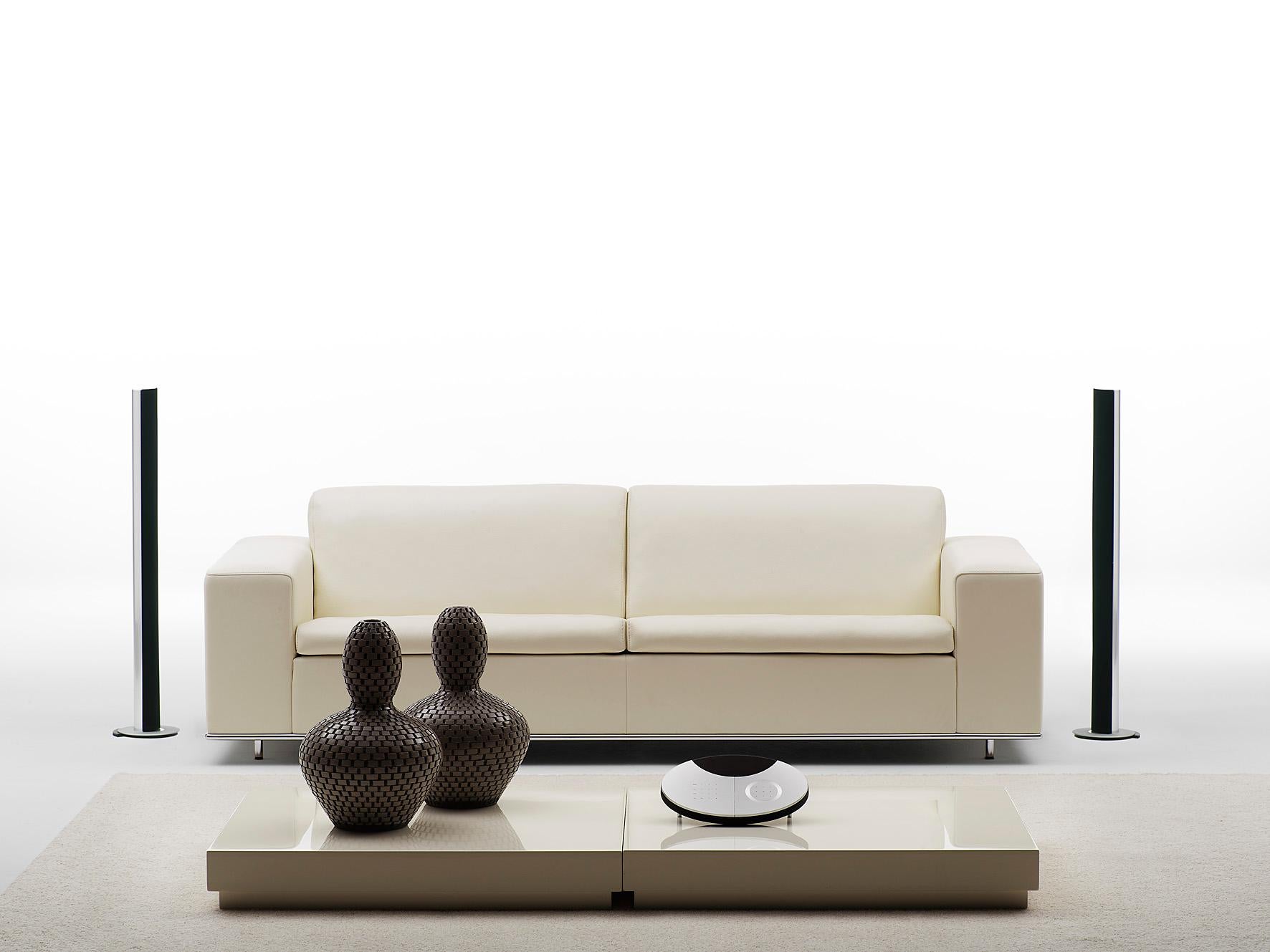 Modern De Sede DS-3 Three-Seat Sofa in Beige Upholstery by Antonella Scarpitta For Sale