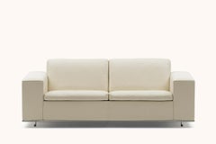 De Sede DS-3 Two-Seat Sofa in Beige Upholstery by Antonella Scarpitta