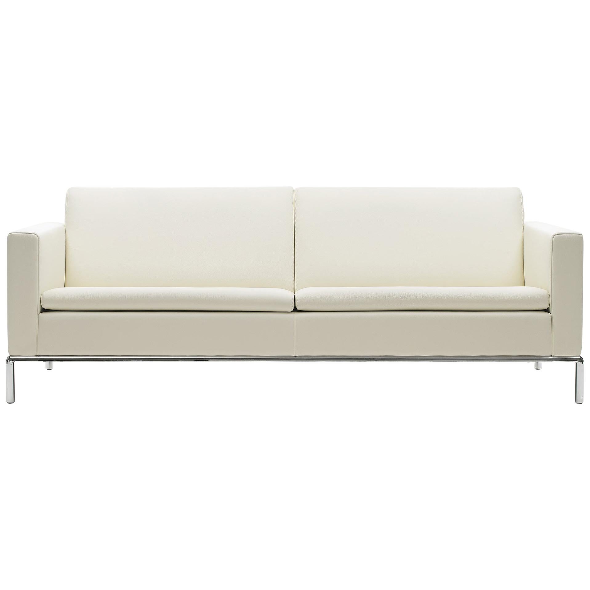 De Sede DS-4 Three-Seat Sofa in Snow Upholstery by Antonella Scarpitta