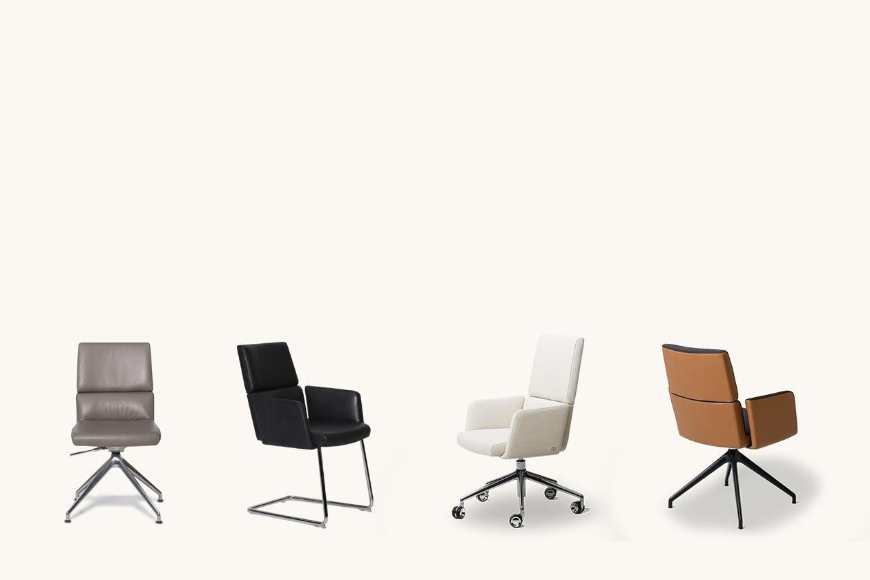 Fauteuil De Sede DS-414 à base étoilée en tissu d'ébène par De Sede Design Team Neuf - En vente à Brooklyn, NY