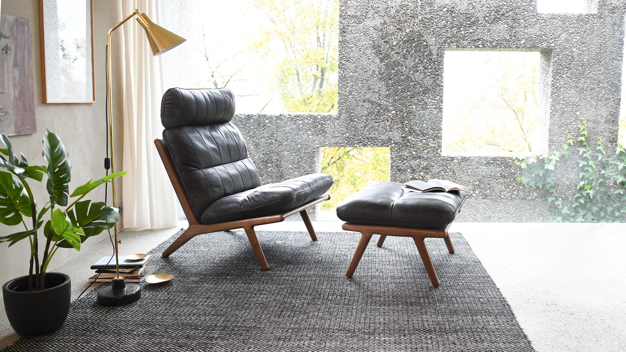 De Sede DS 531 Silla sin reposabrazos tapizada en negro by De Sede Design-Team en venta 5