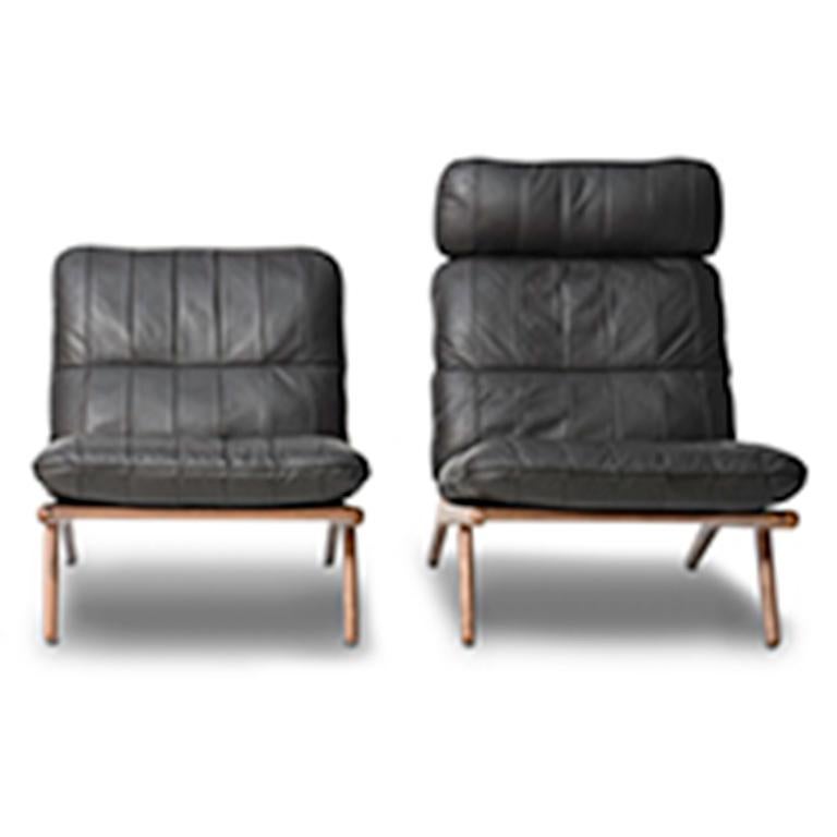 De Sede DS 531 Silla sin reposabrazos tapizada en negro by De Sede Design-Team en venta 1