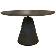 DeSede DS-615 Round 48" Ø Dining Table with Leather Base