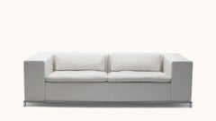 De Sede DS-7 Three-Seat Sofa in Snow Upholstery by Antonella Scarpitta