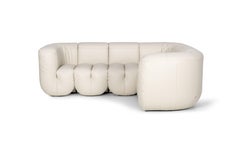 De Sede DS-707 Modulares Sofa mit Perla-Lederpolsterung von Philippe Malouin