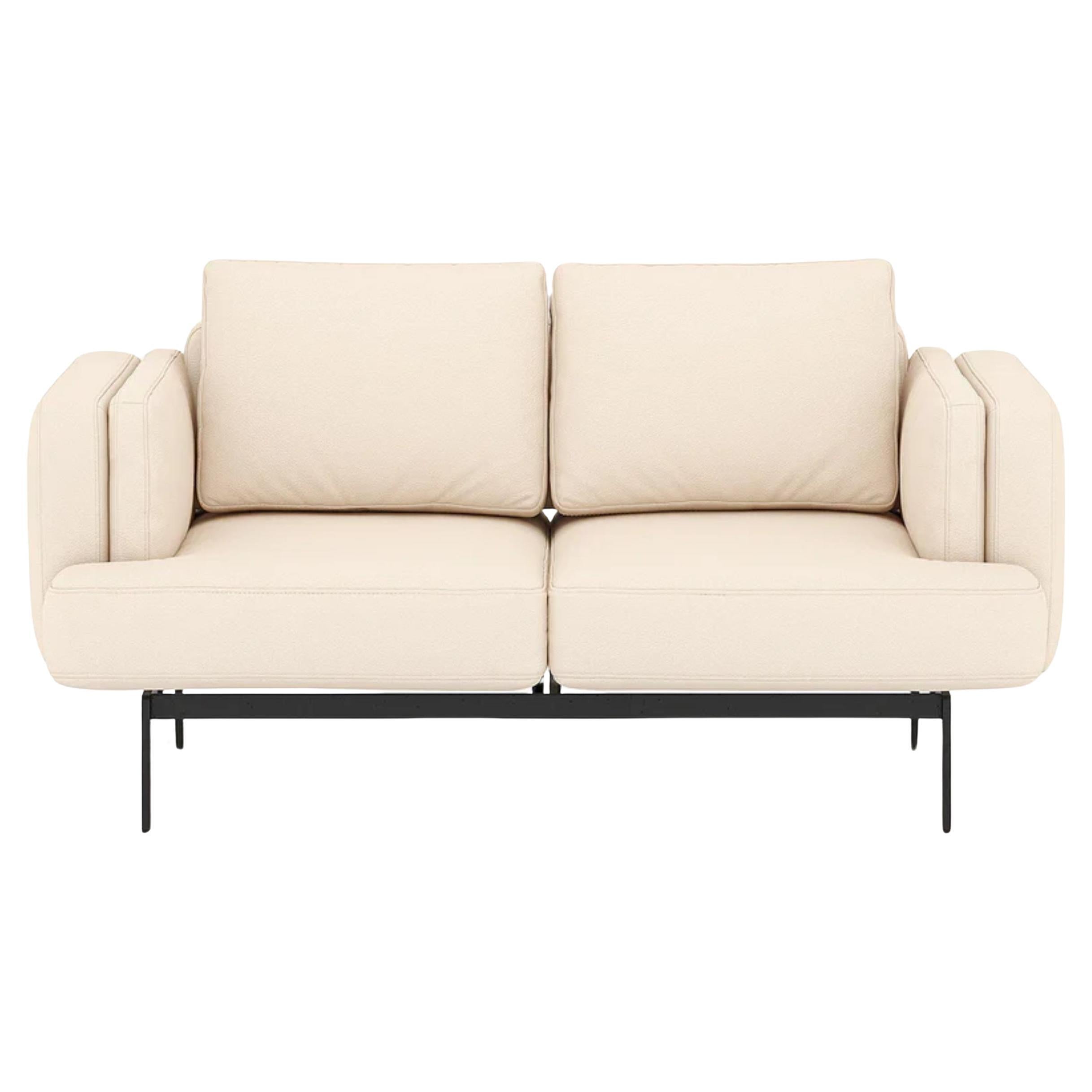 DeSede DS-747/02 Multifunctional Sofa in White Leather Seat and Back Upholstery