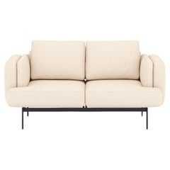 DeSede DS-747/02 Multifunctional Sofa in White Leather Seat and Back Upholstery