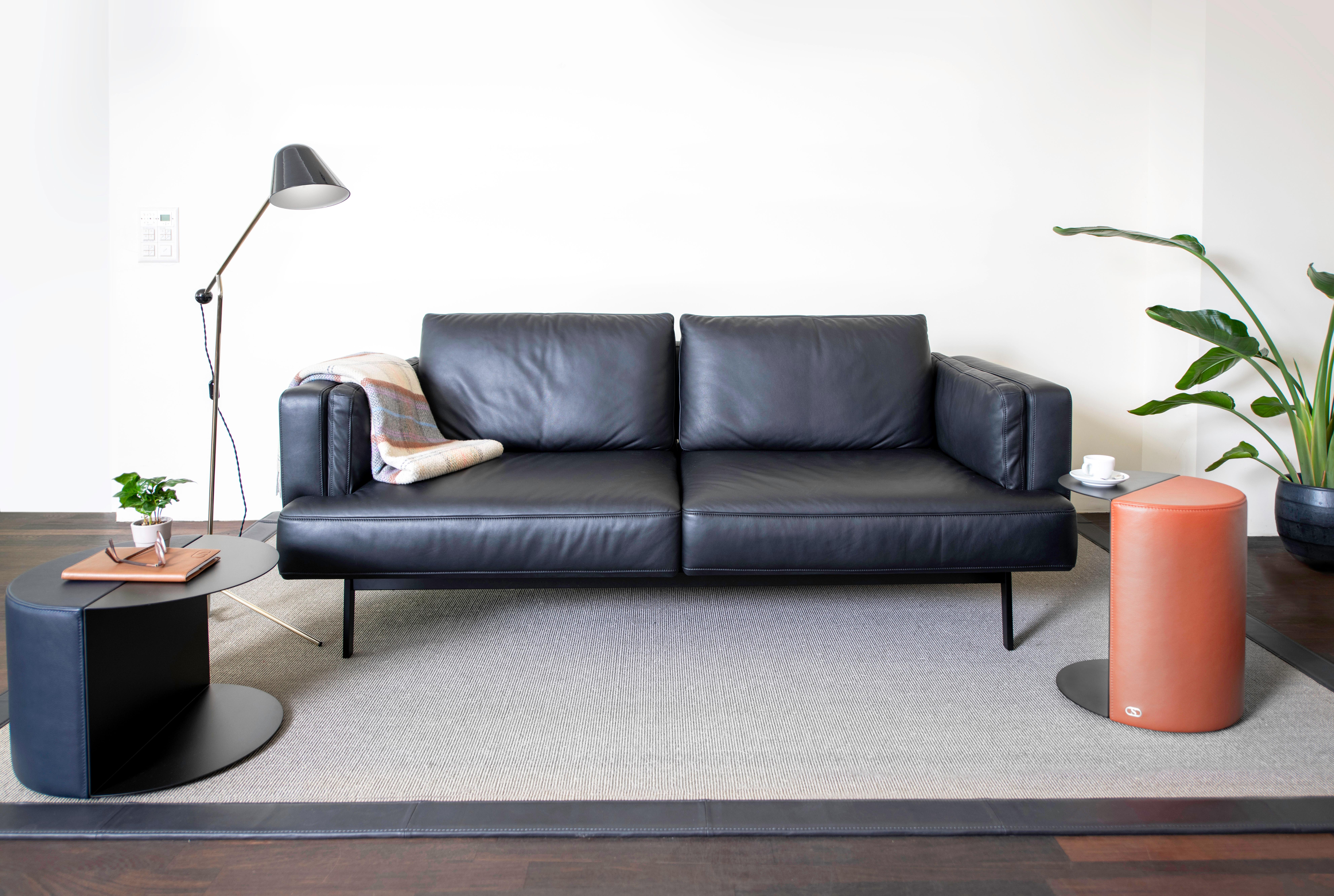 Canapé multifonctionnel DS-747/03 De Sede en cuir noir rembourré d'une assise et d'un dossier en vente 4