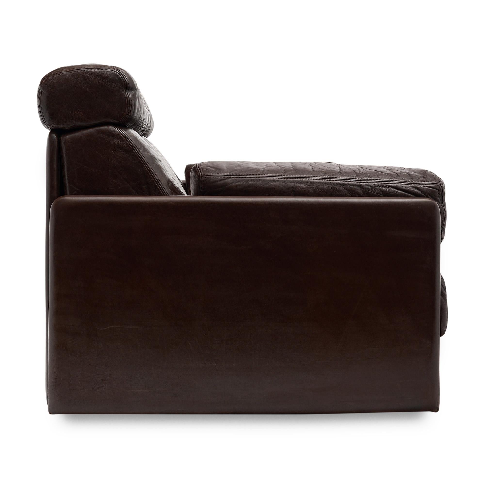 DeSede DS 76 Vintage-Sofa aus Leder (Ende des 20. Jahrhunderts) im Angebot