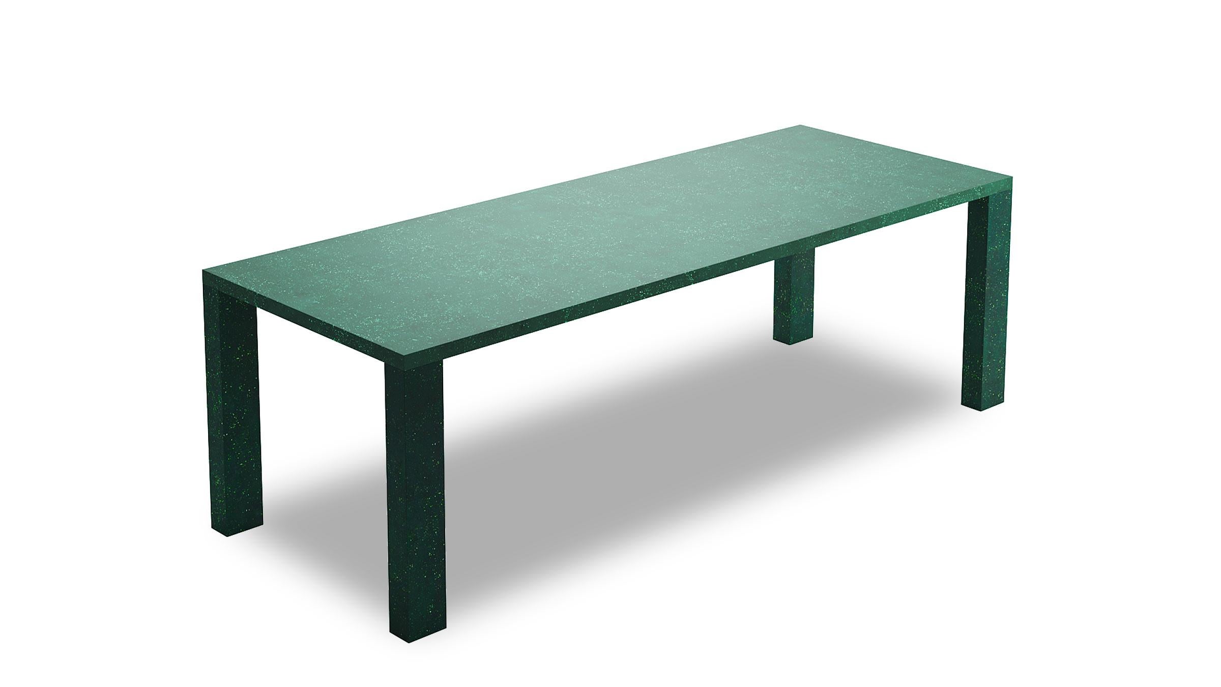 Moderne Table de salle à manger De Sede DS-777 en pierre de jade par Bruno Fattorini en vente