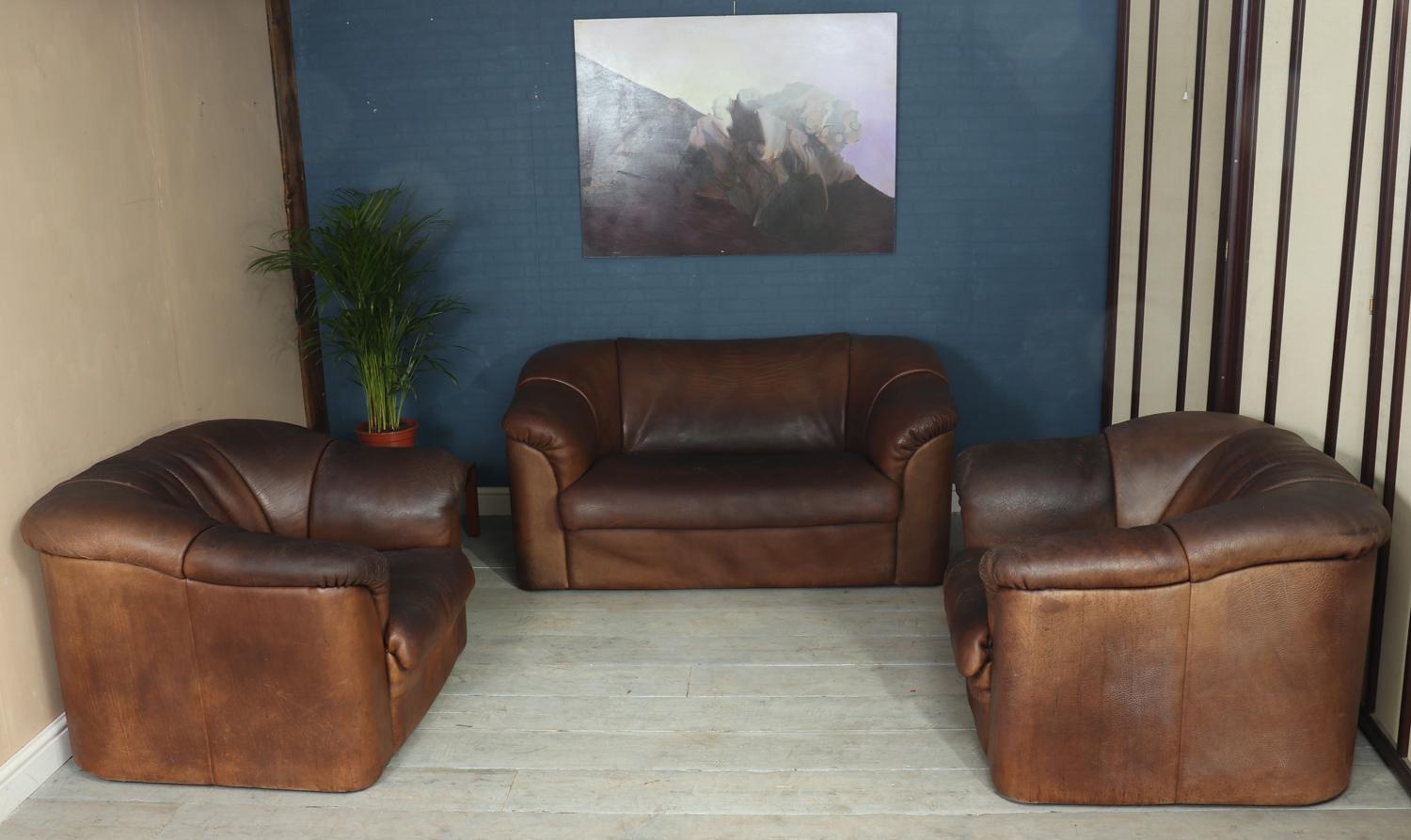 De Sede DS45 Sofa in Brown Neck Leather 8