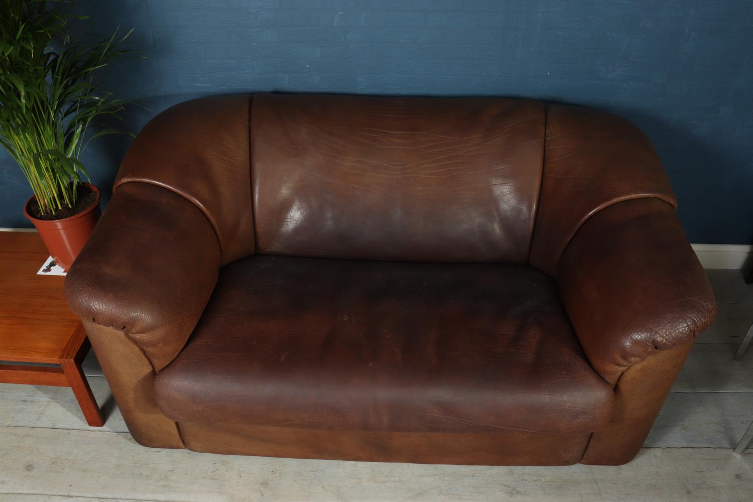 De Sede DS45 Sofa in Brown Neck Leather 1