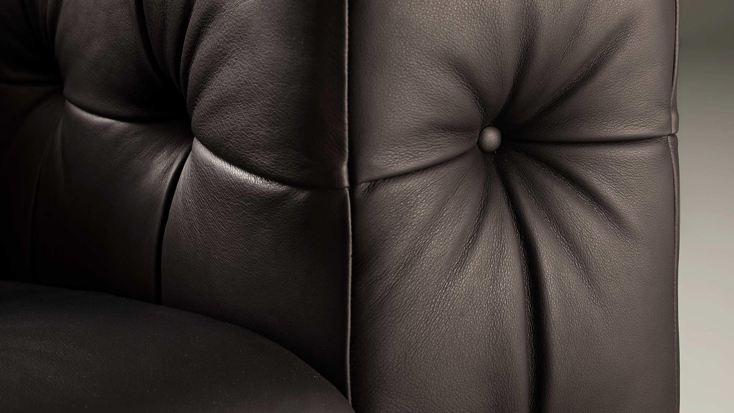 De Sede RH-306 3-Sitz-Sofa aus Cafe-Stoff mit Holzfüßen von Robert Haussmann (Moderne) im Angebot