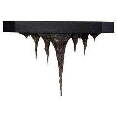 Mesa consola Désenchantée de bronce fundido de William Guillon