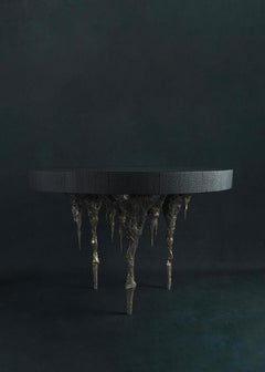 Tavolo Désenchantée in bronzo fuso di William Guillon