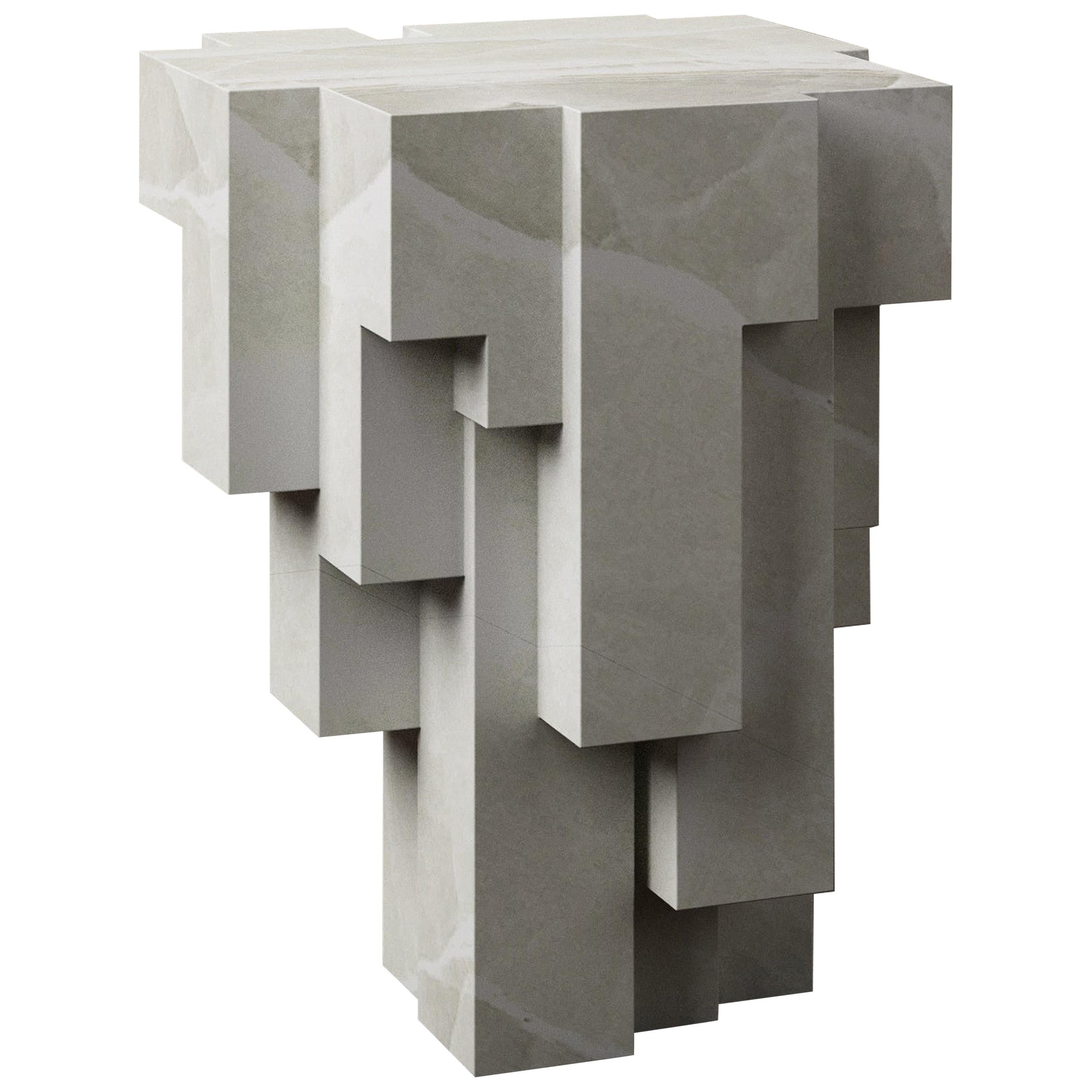 Deseo No.3 Sculpted Stool by Pietro Franceschini For Sale