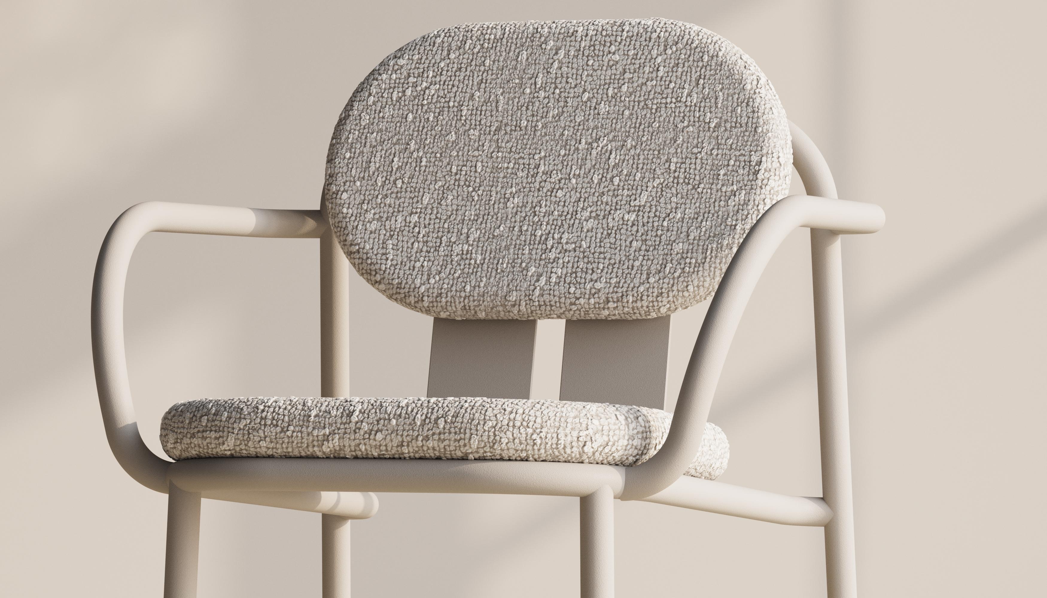 Sillón desierto de aluminio con asiento mullido by Joyf en venta 7