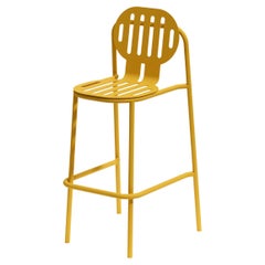 Desert aluminum bar stool with metal seating by Joyf