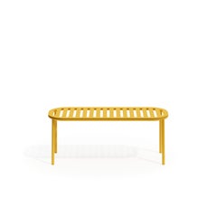 Panchina Desert in alluminio con seduta in metallo di Joyf