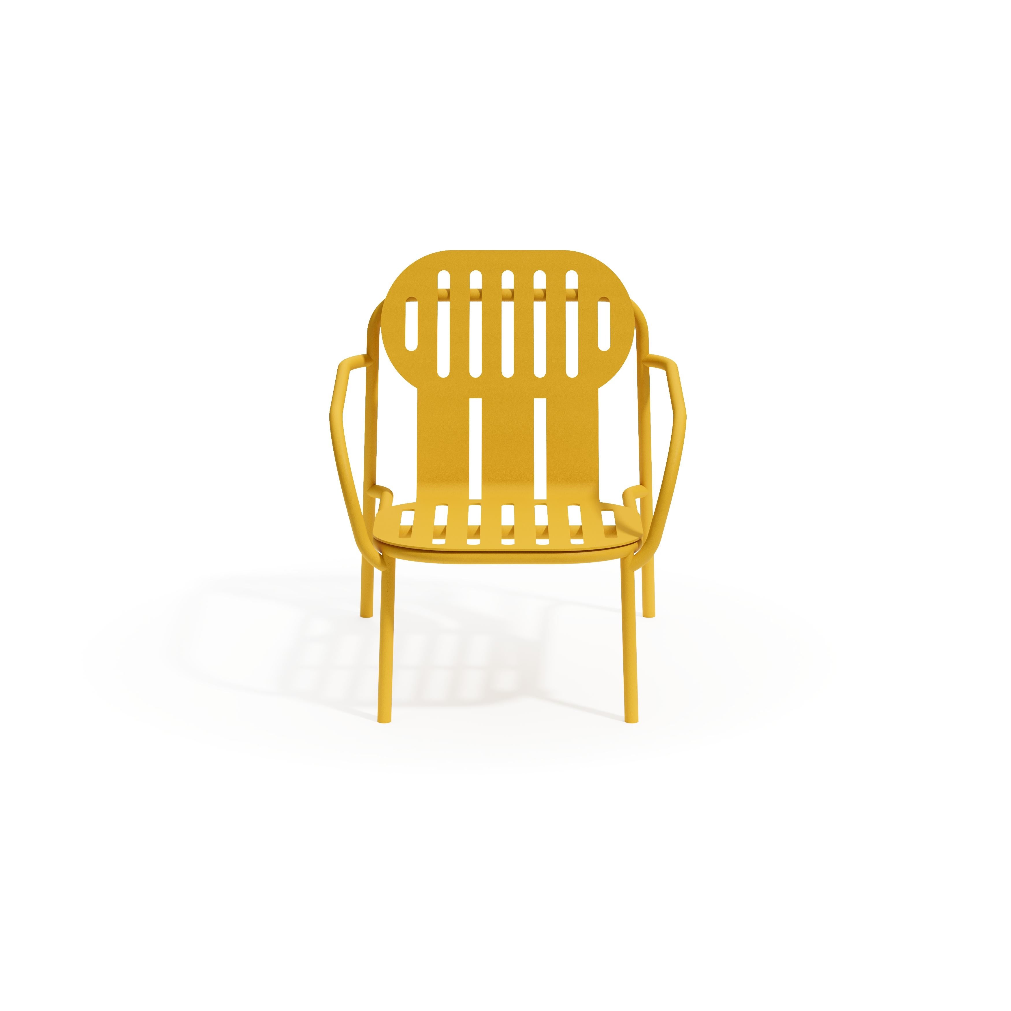 Sillón Desert de aluminio con asiento de metal by Joyf Moderno en venta