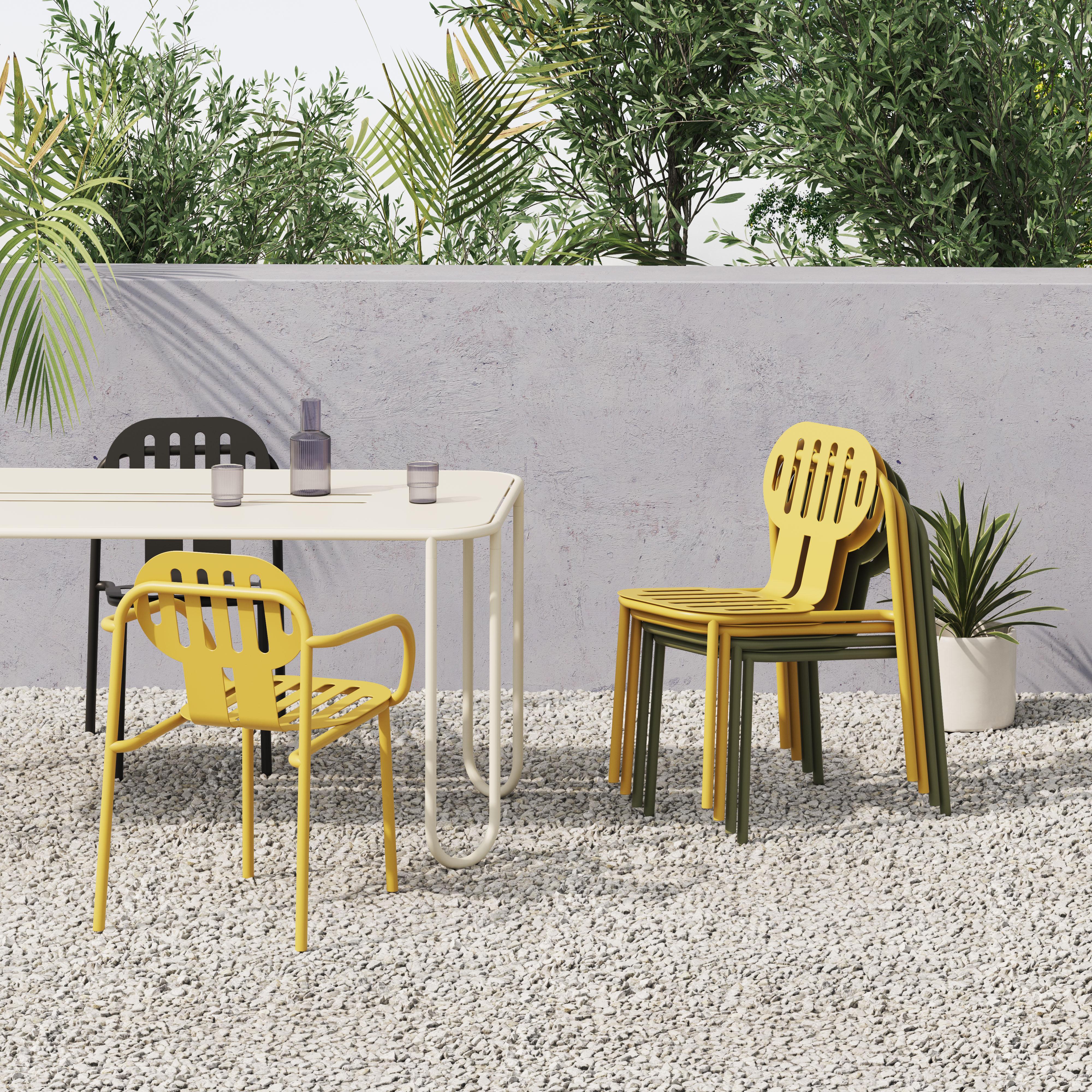 Moderno Sgabello Desert in alluminio con seduta morbida di Joyf in vendita