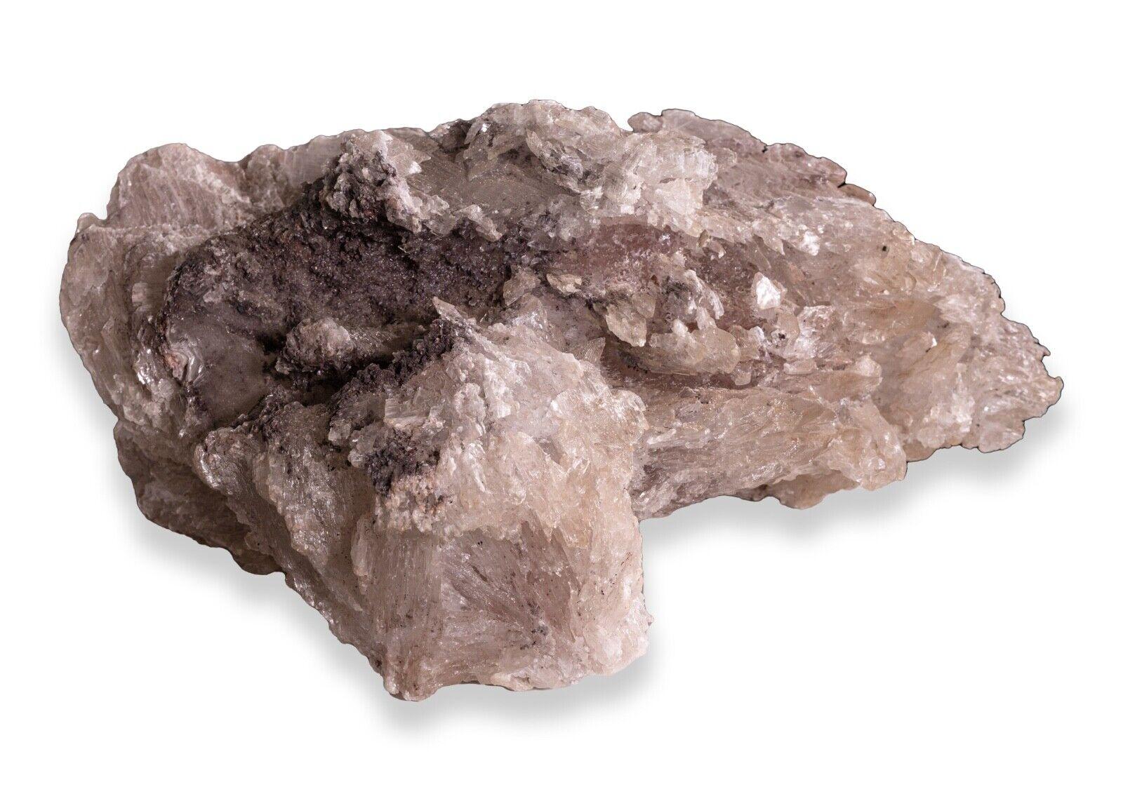 This stunning desert crystal gypsum geode is a natural wonder. It is formed when water seeps into cracks in the earth and evaporates, leaving behind a deposit of gypsum crystals. Desert crystal gypsum geodes are a popular choice for collectors and