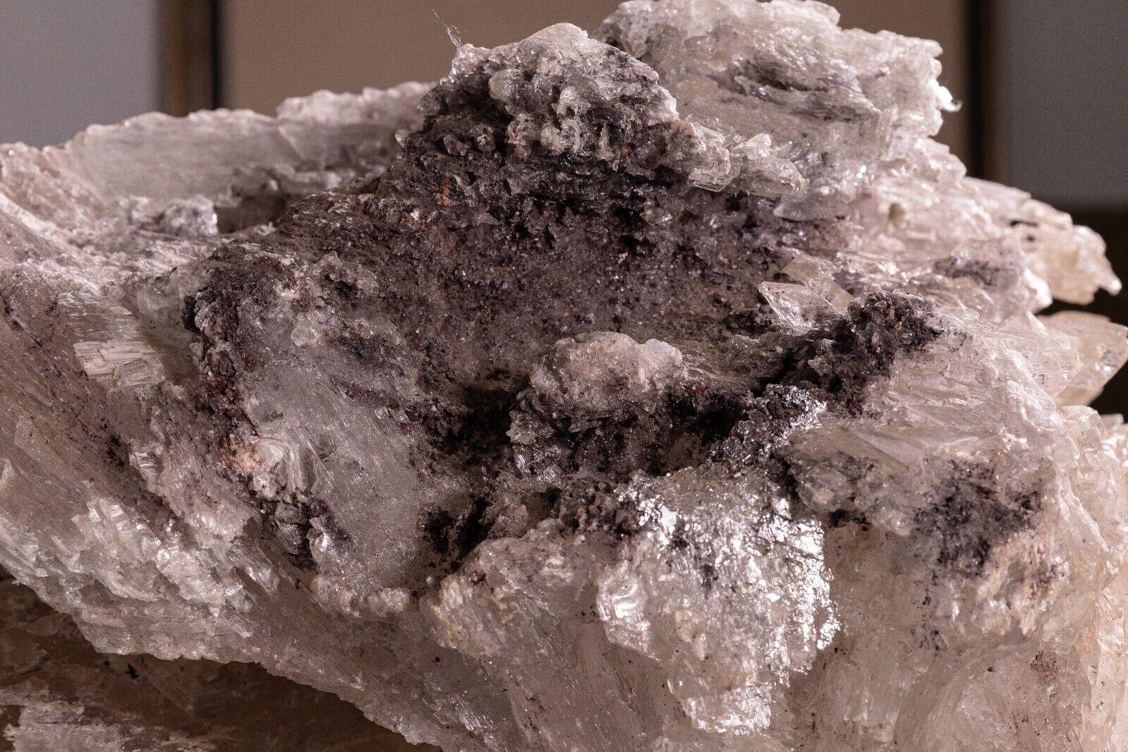 Stone Desert Crystal Gypsum Geode Vintage Mineral Specimen For Sale