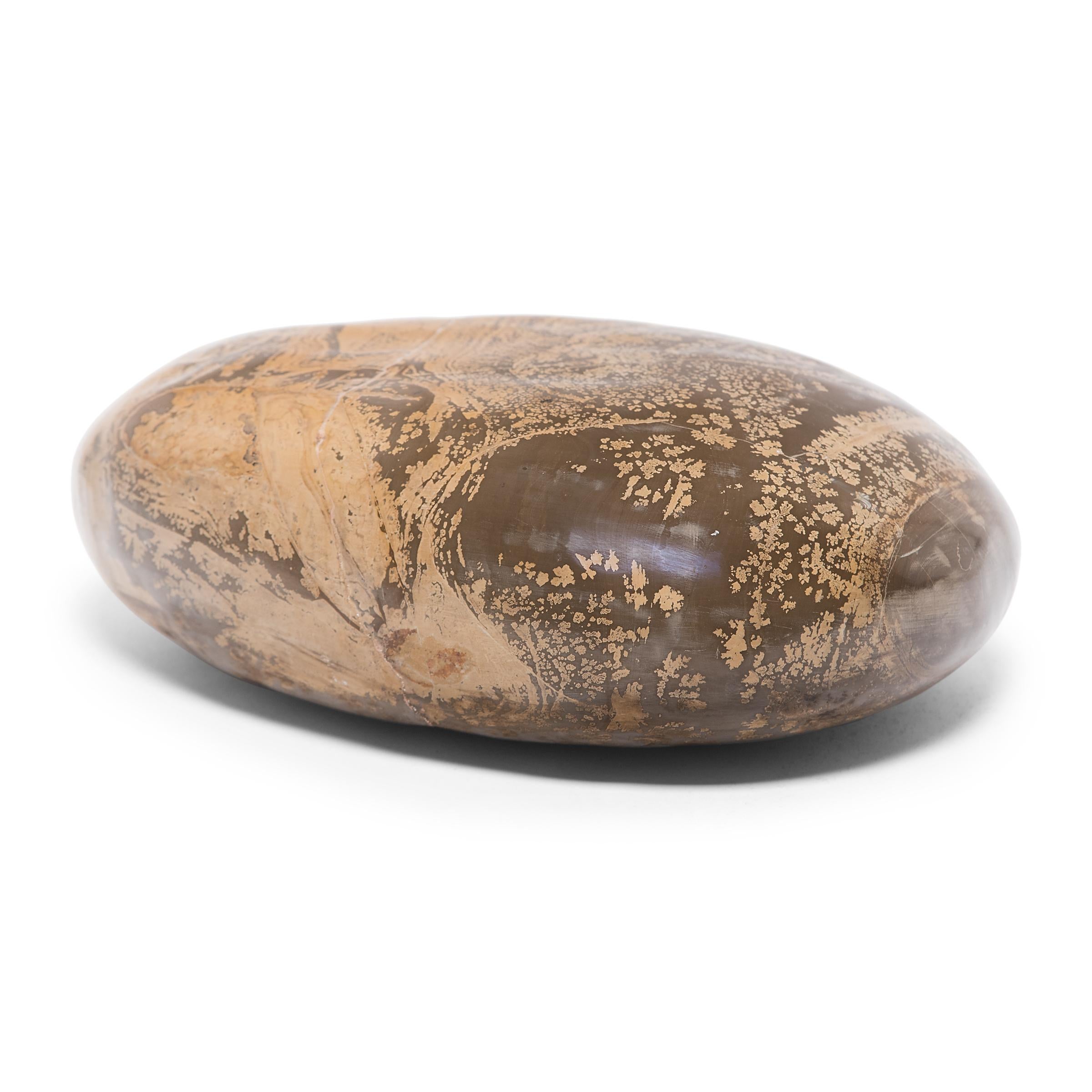 Polished Desert Meditation Stone